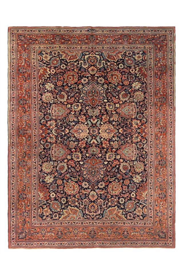 Antique Persian Tabriz Traditional Rug 75466