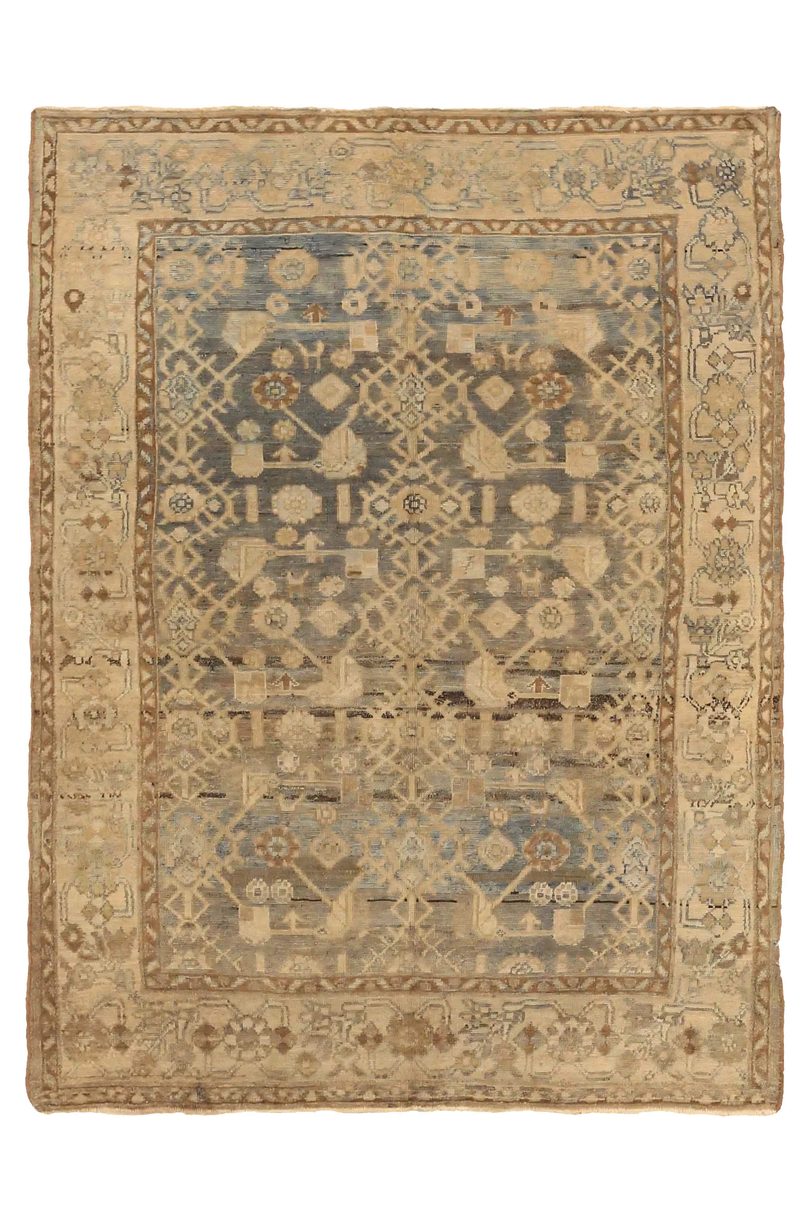 Antique Persian Malayer Transitional Rug 75512
