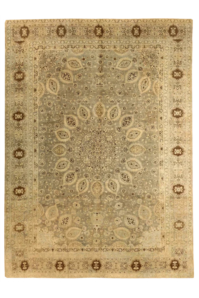 Antique Persian Tabriz Traditional Rug 75596