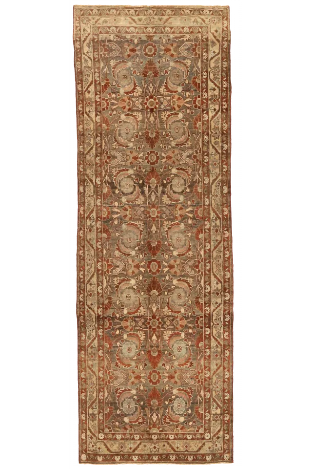 Antique Persian Mahal Traditional Rug 75794