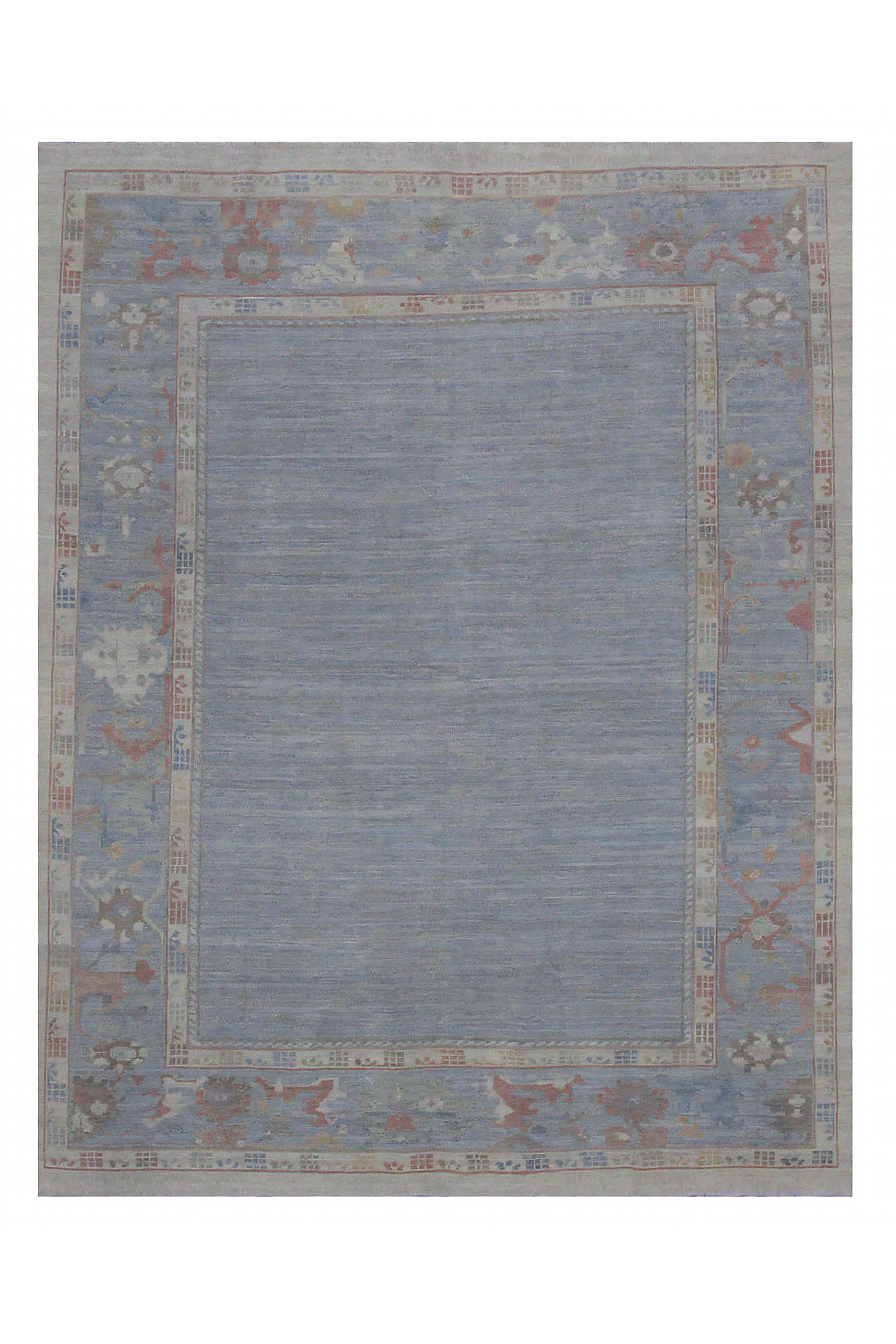 Thumbnail 1 for Turkey Oushak Tribal Rug 88250