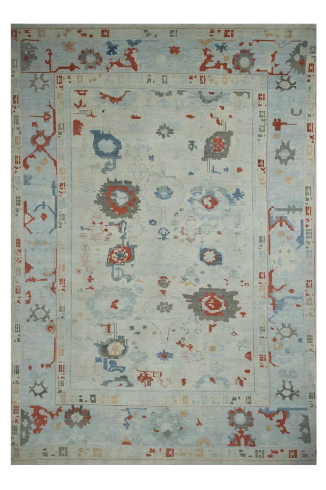 Turkey Oushak Tribal Rug 88306