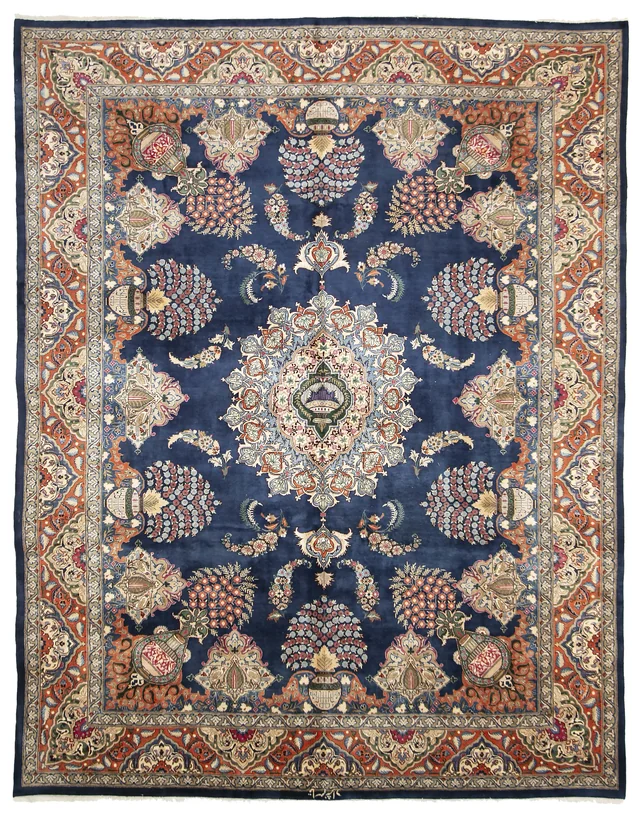 Antique Persian Kashmar Traditional Rug 89613