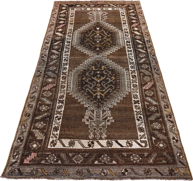 Antique Persian Azarbaijan Traditional Rug 89626