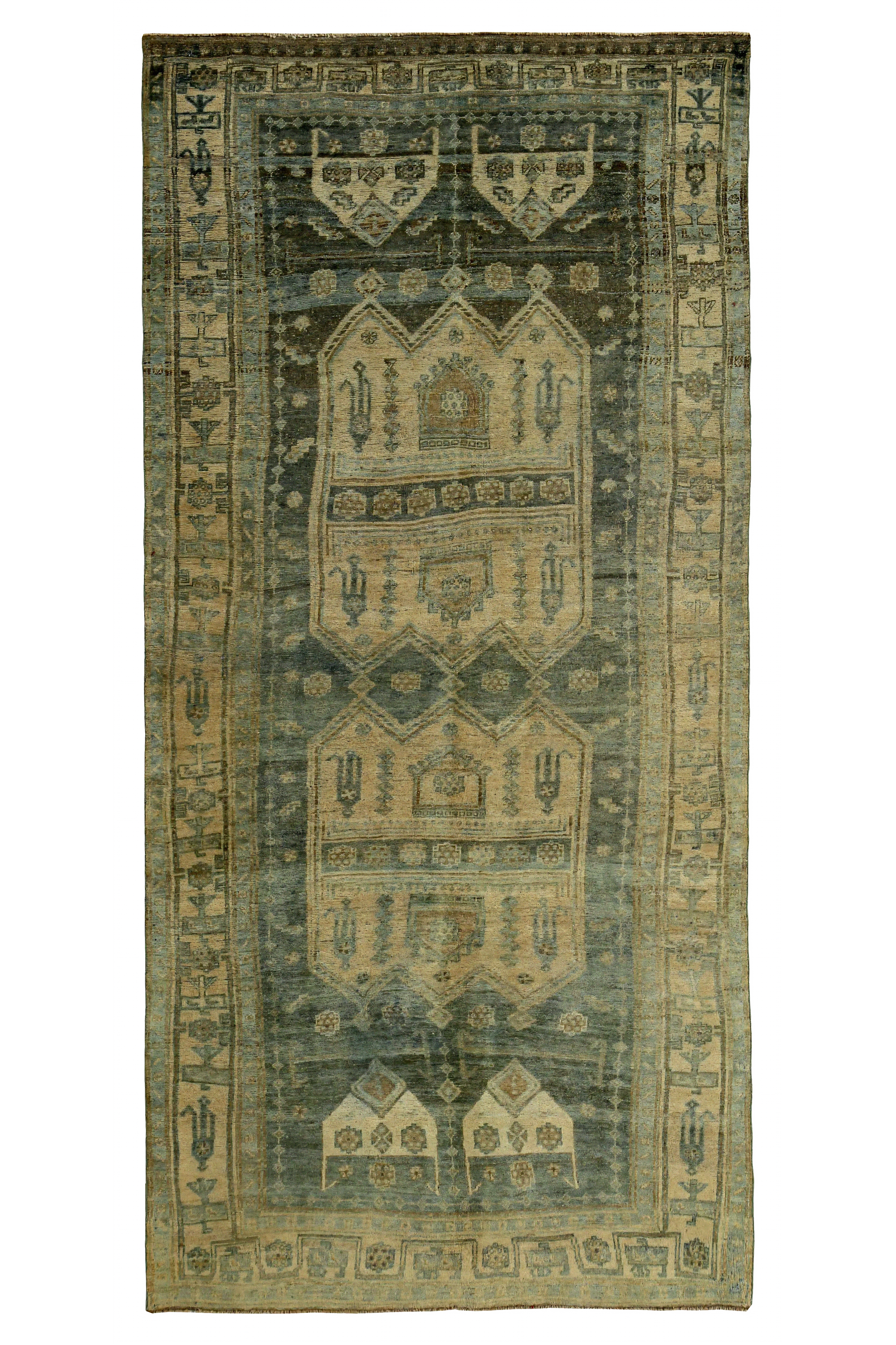 Antique Persian Bijar Transitional Rug 89638