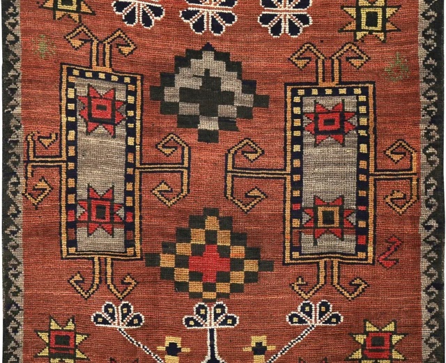 Antique Persian Azarbaijan Traditional Rug 89661
