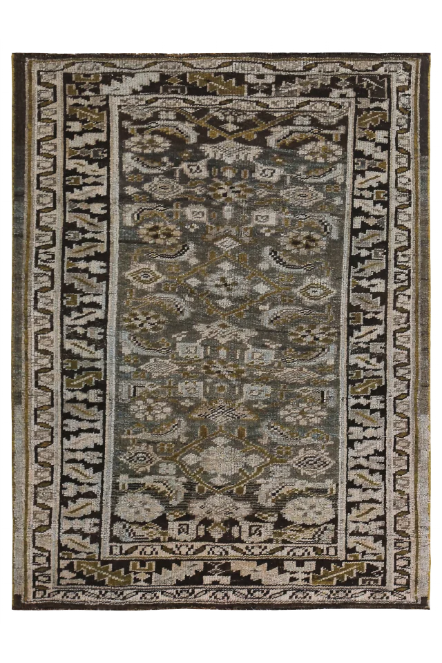Antique Persian Bijar Traditional Rug 89672