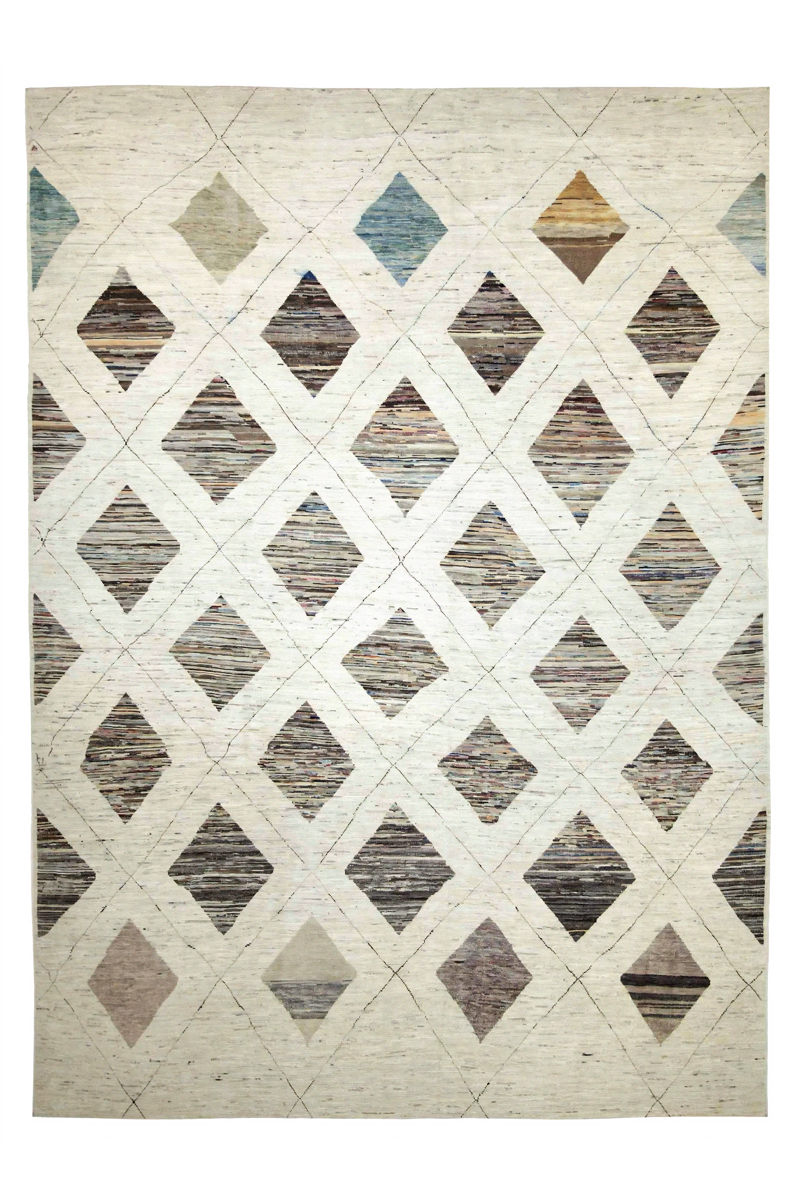 Thumbnail 1 for Afghanistan Moroccan Tribal Rug 89907