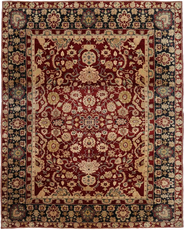 India Agra Modern / Contemporary Rug 90584