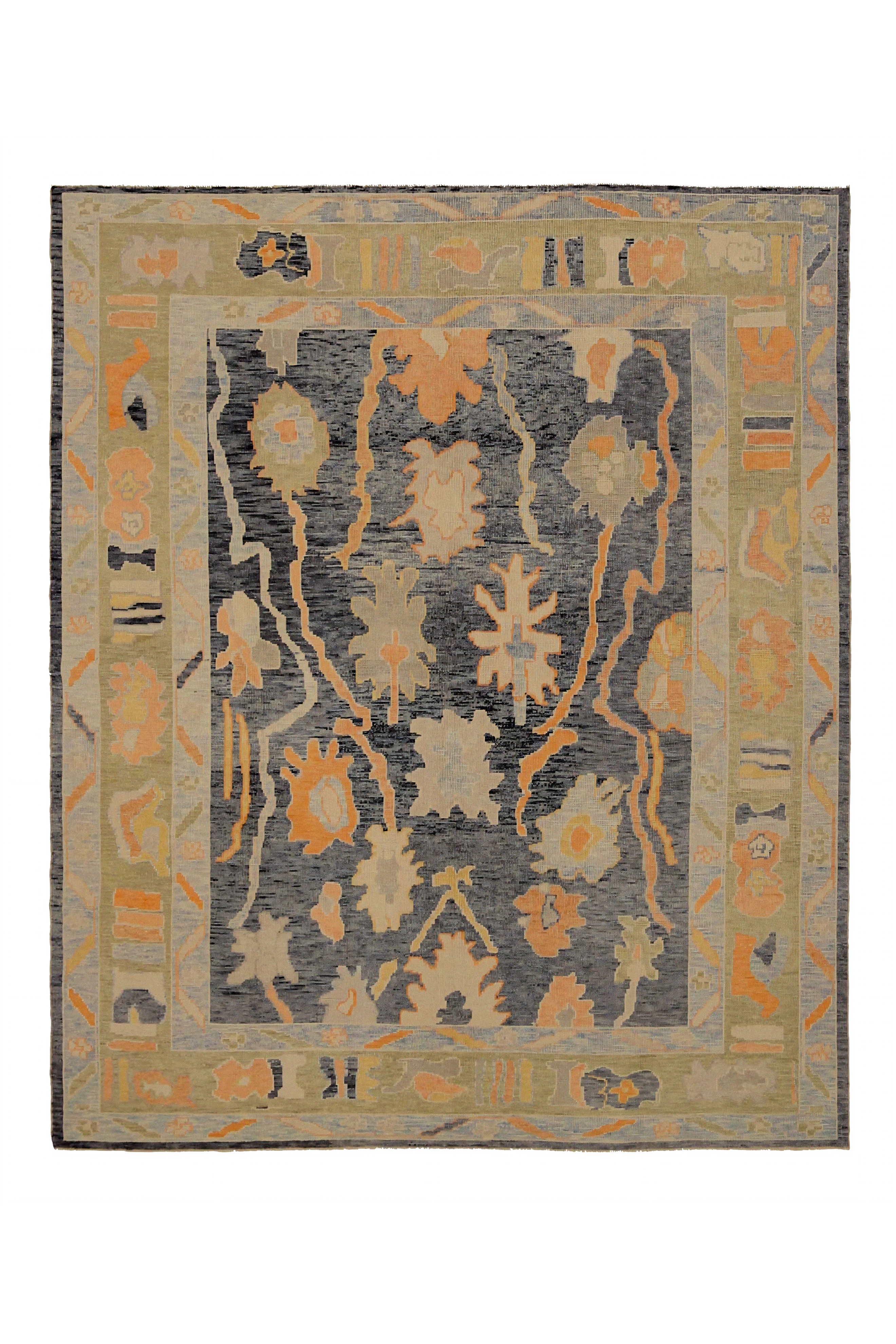 Thumbnail 1 for Turkey Oushak Tribal Rug 90662