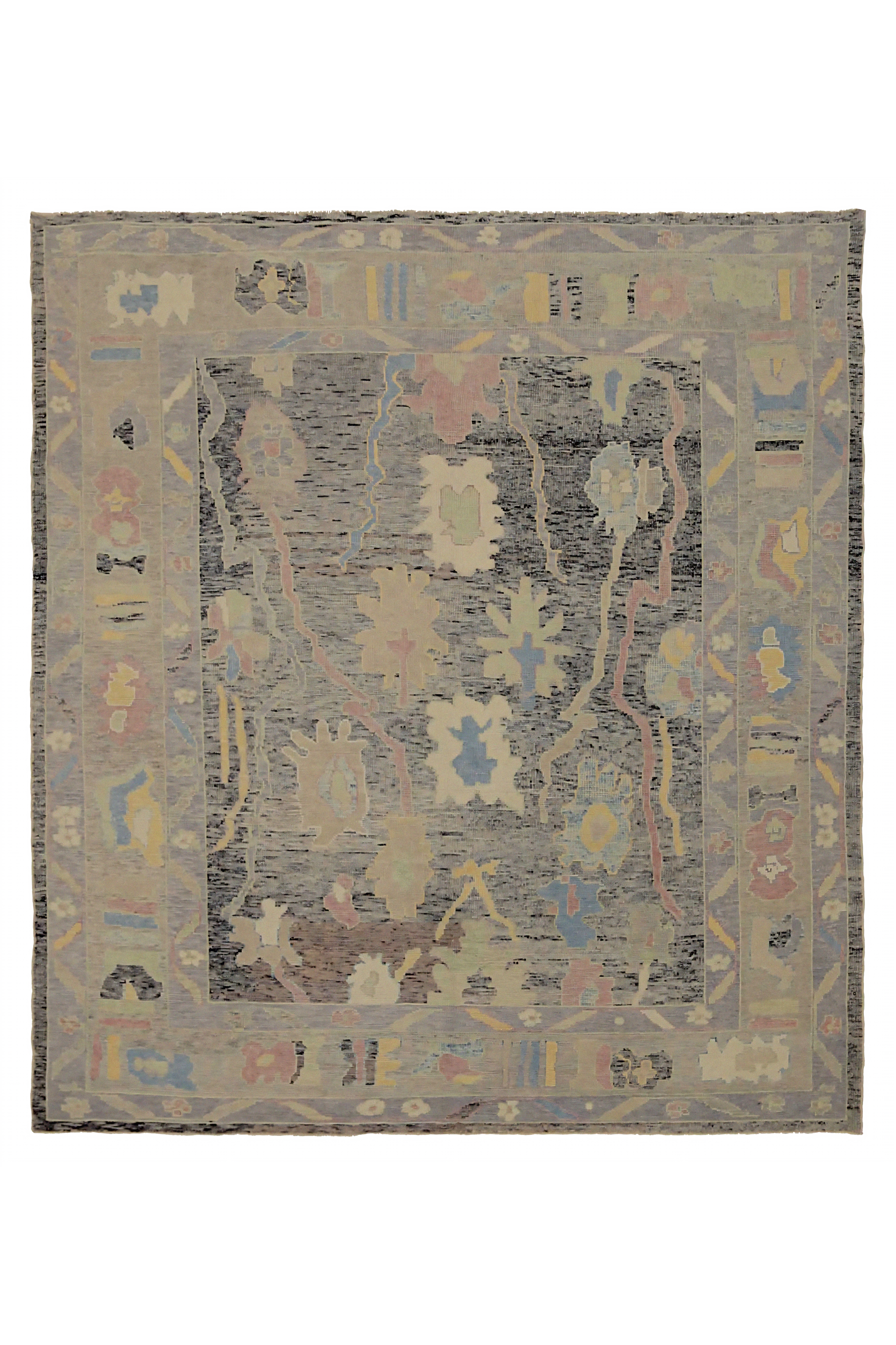 Thumbnail 1 for Turkey Oushak Tribal Rug 90663