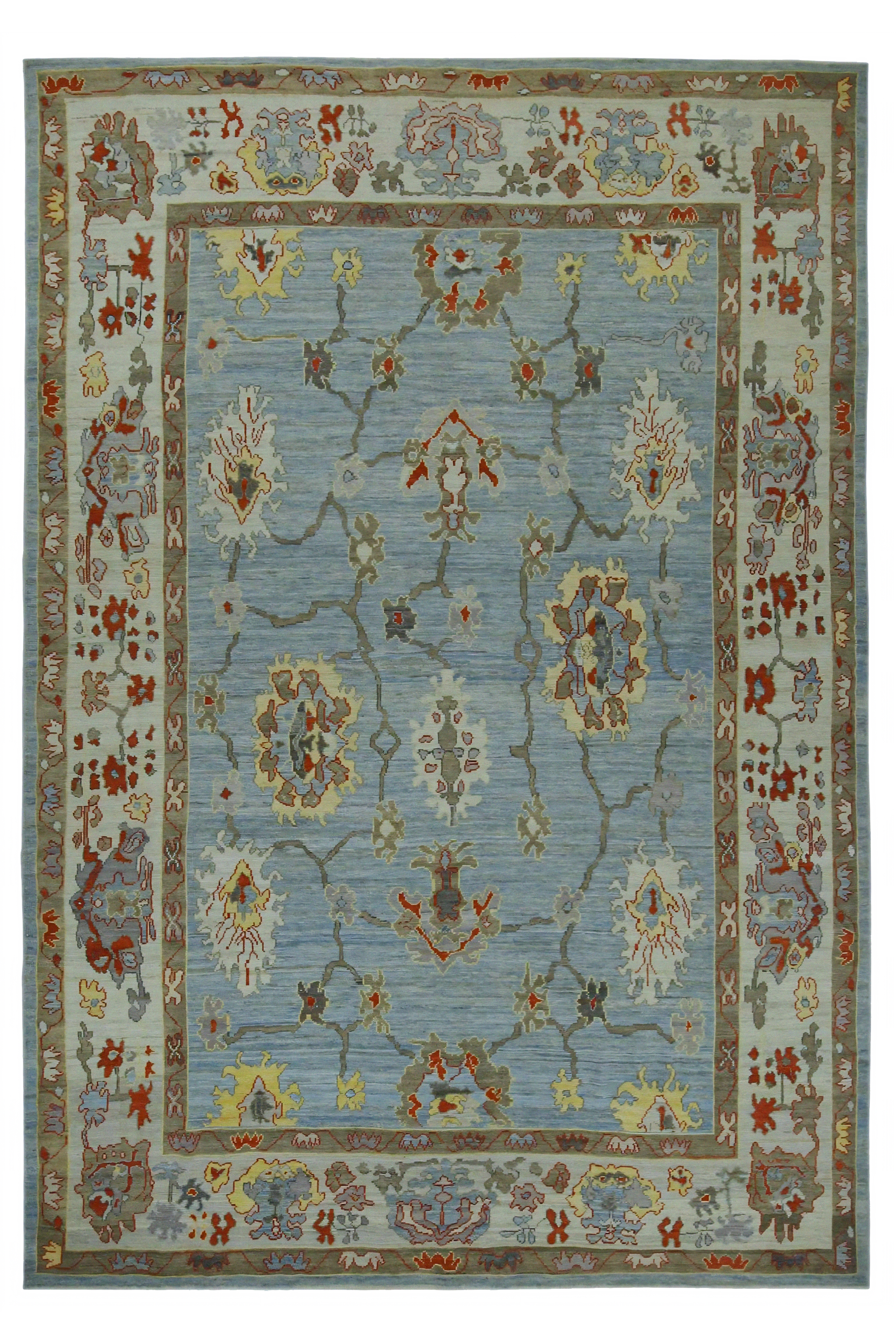 Turkey Oushak Tribal Rug 90719