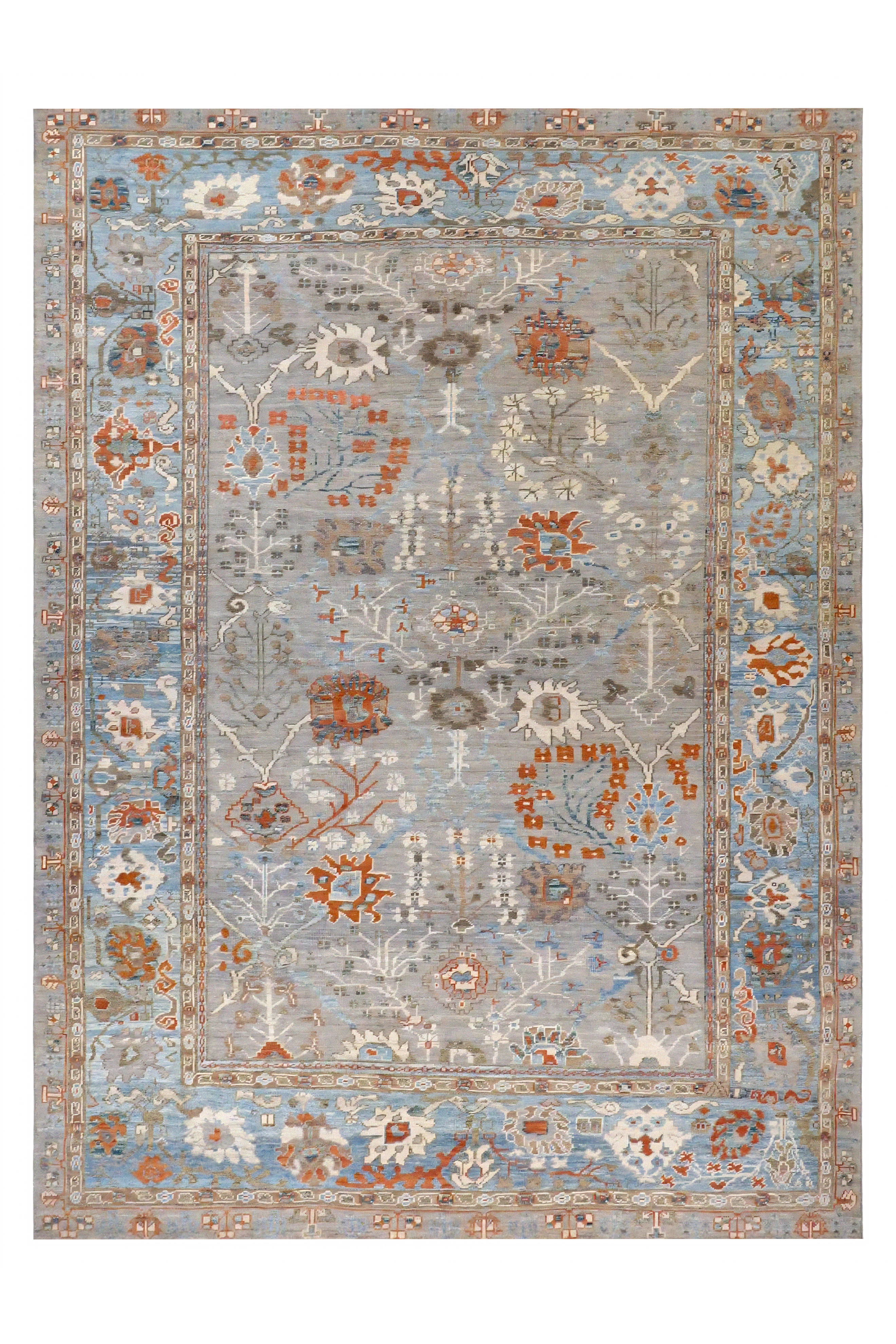 Turkey Oushak Tribal Rug 90738
