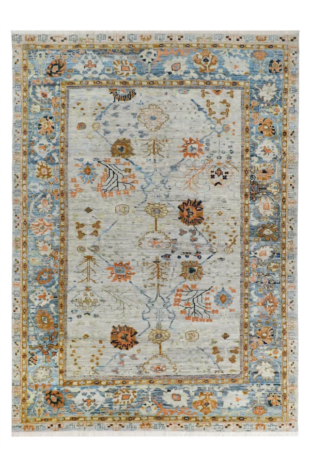 Turkey Oushak Tribal Rug 90747
