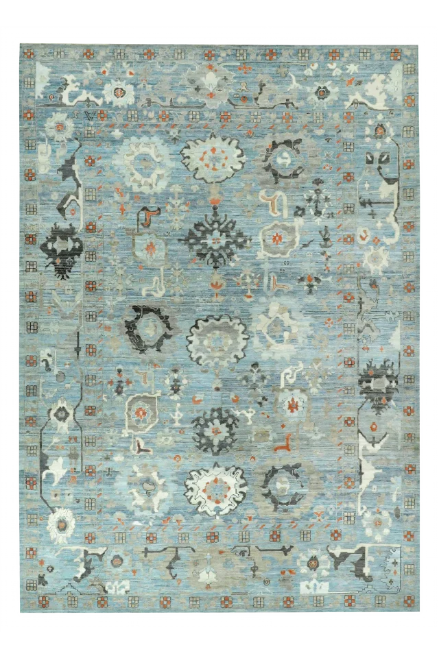 Turkey Oushak Tribal Rug 90752