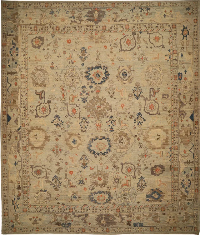 Turkey Oushak Tribal Rug 90760