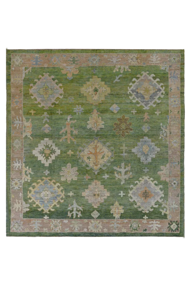 Turkey Oushak Tribal Rug 90939