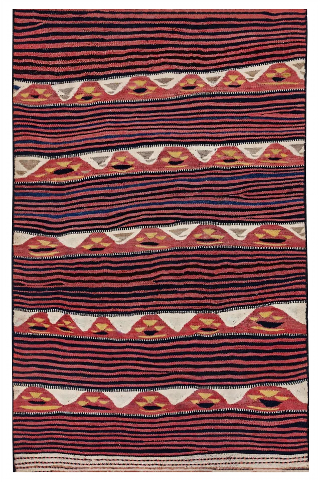 Antique Persian Transitional Rug 91105