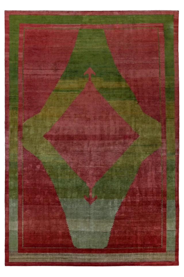 Antique Persian Bakhtiar Transitional Rug 91151