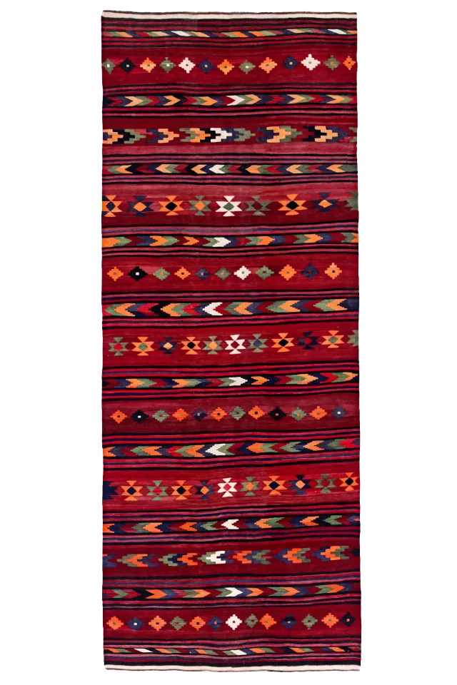 Antique Persian Transitional Rug 91154