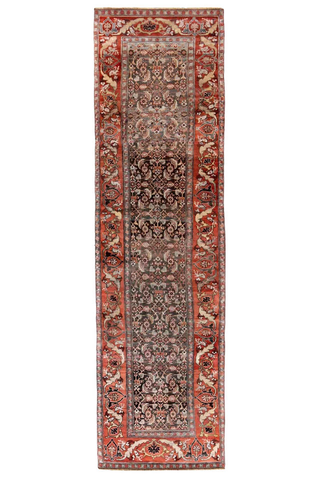 Antique Persian Bijar Traditional Rug 91162