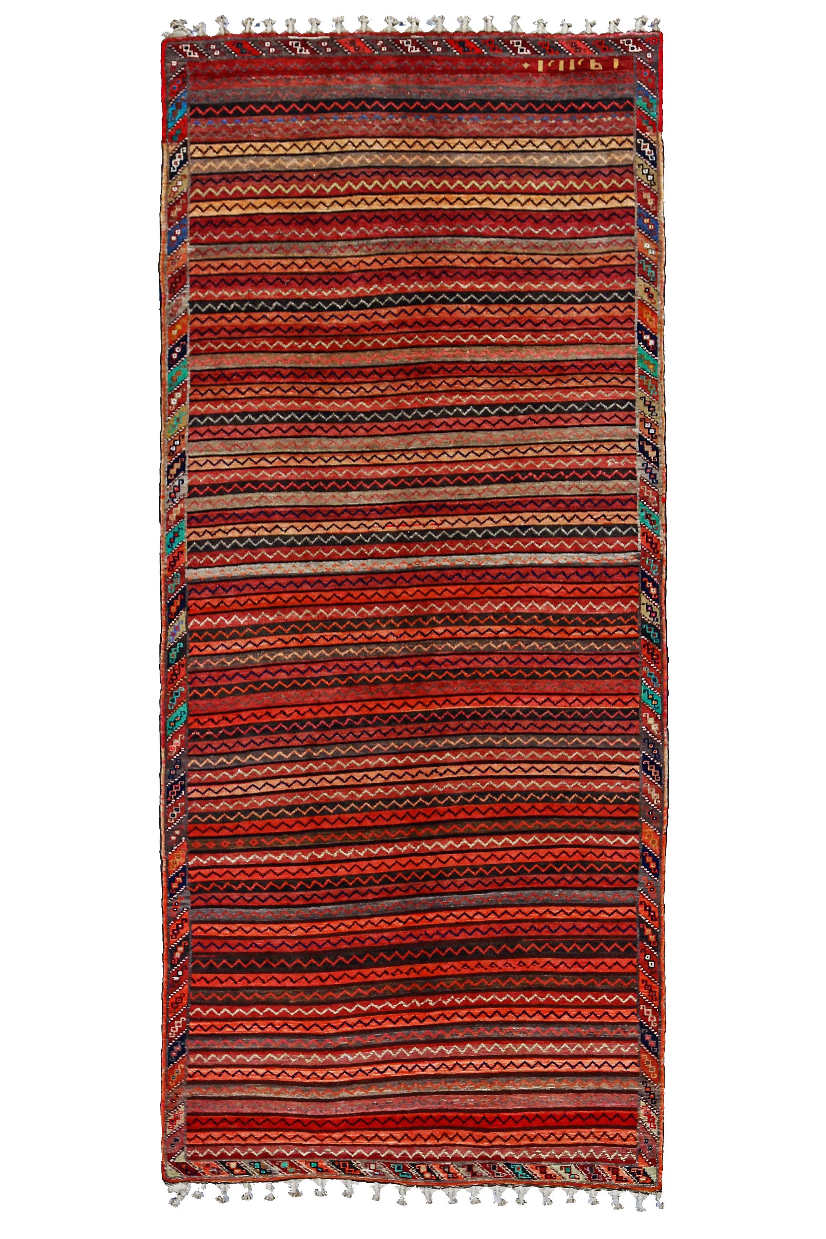 Antique Persian Azarbaijan Transitional Rug 91166