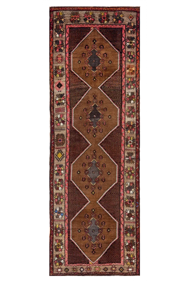 Antique Persian Azarbaijan Transitional Rug 91167