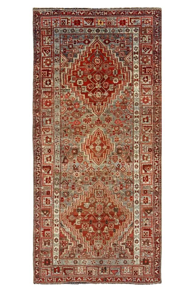 Antique Persian Bijar Traditional Rug 91189