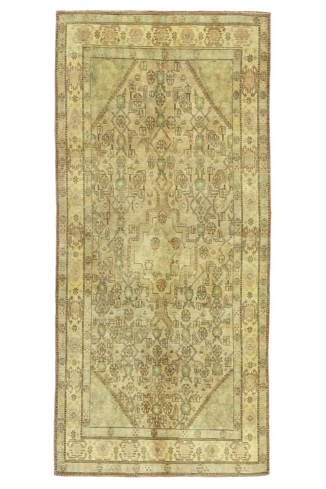 Antique Persian Azarbaijan Transitional Rug 91201