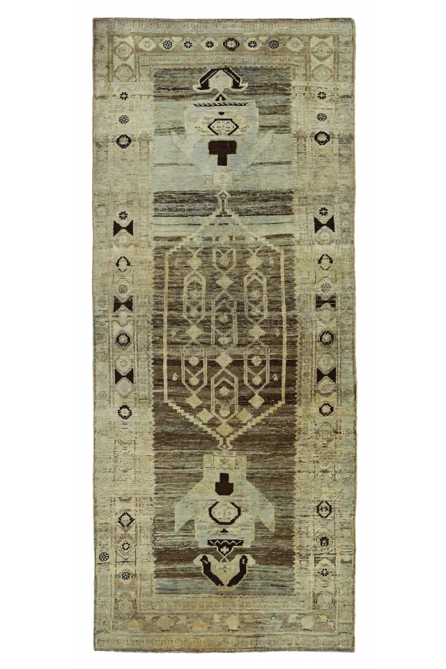 Antique Persian Bijar Transitional Rug 91204