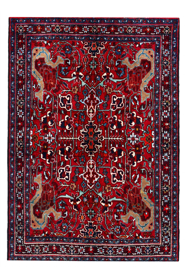 Antique Persian Heriz Traditional Rug 91215