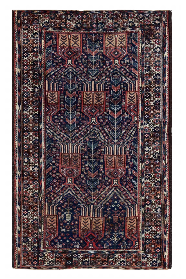 Antique Persian Transitional Rug 91232