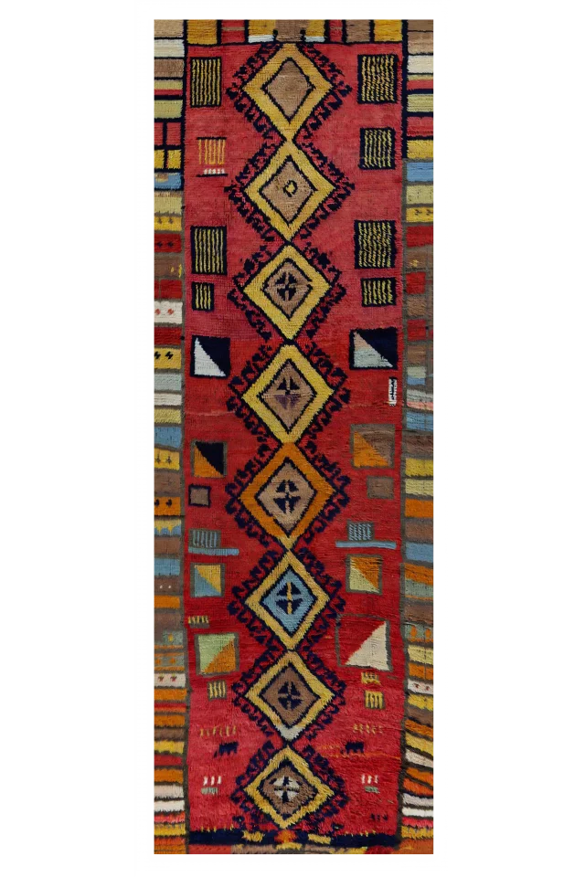 Antique Persian Gabbeh Transitional Rug 91236