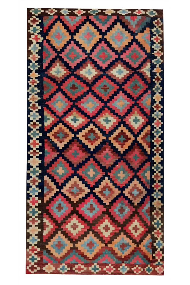 Antique Persian Transitional Rug 91239