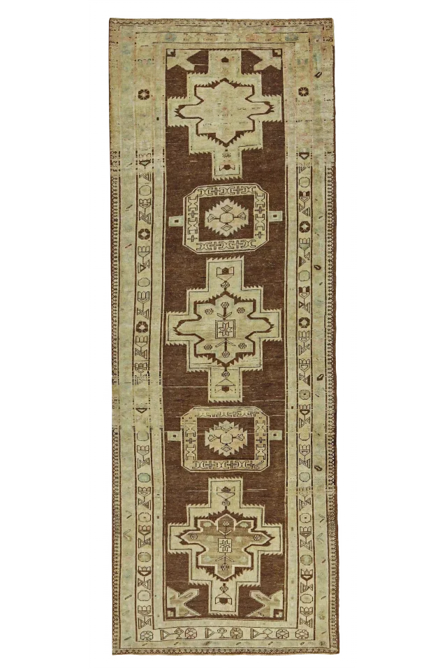 Antique Persian Azarbaijan Transitional Rug 91249