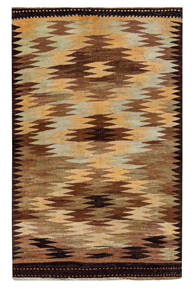 Antique Persian Transitional Rug 91257