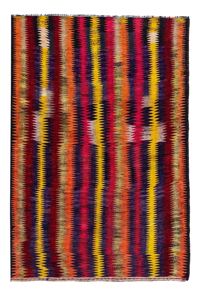 Antique Persian Transitional Rug 91261