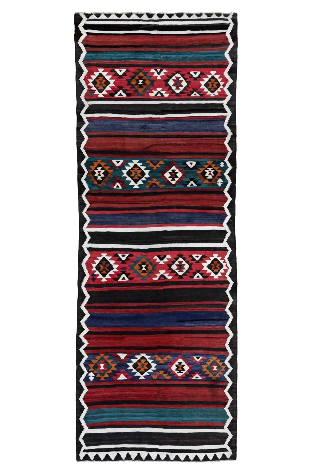 Antique Persian Transitional Rug 91262