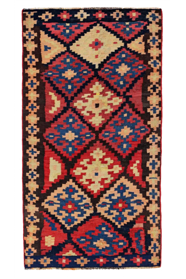 Antique Persian Transitional Rug 91268