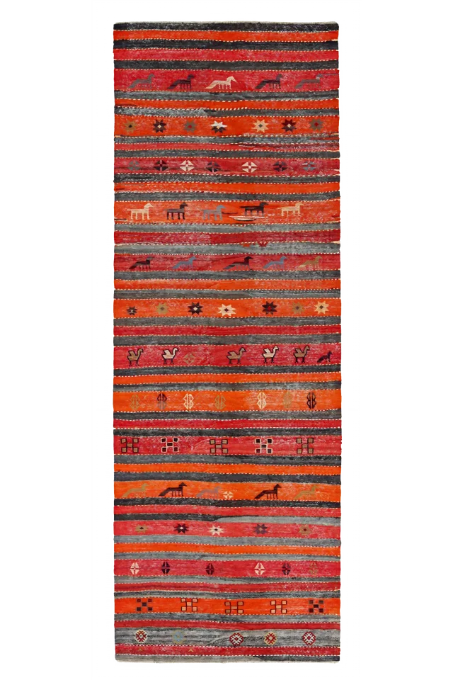 Antique Persian Transitional Rug 91271