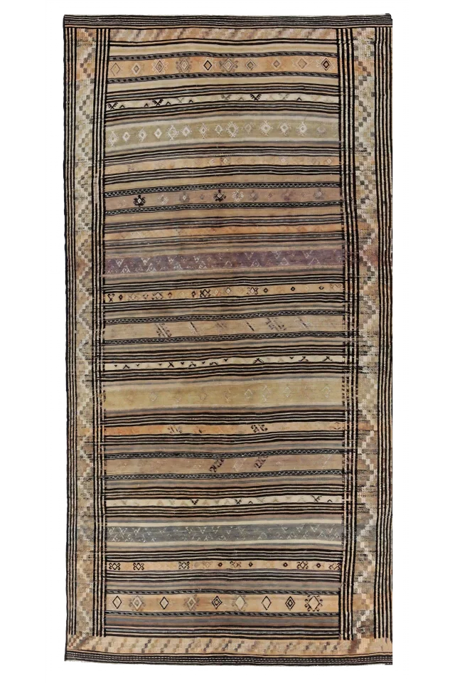 Antique Persian Transitional Rug 91274