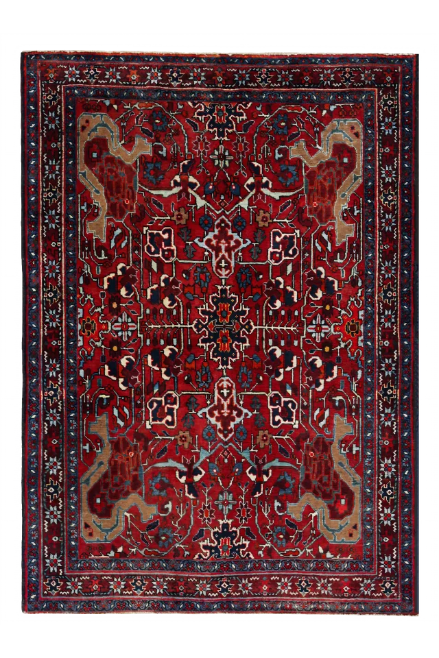 Antique Persian Heriz Traditional Rug 91276