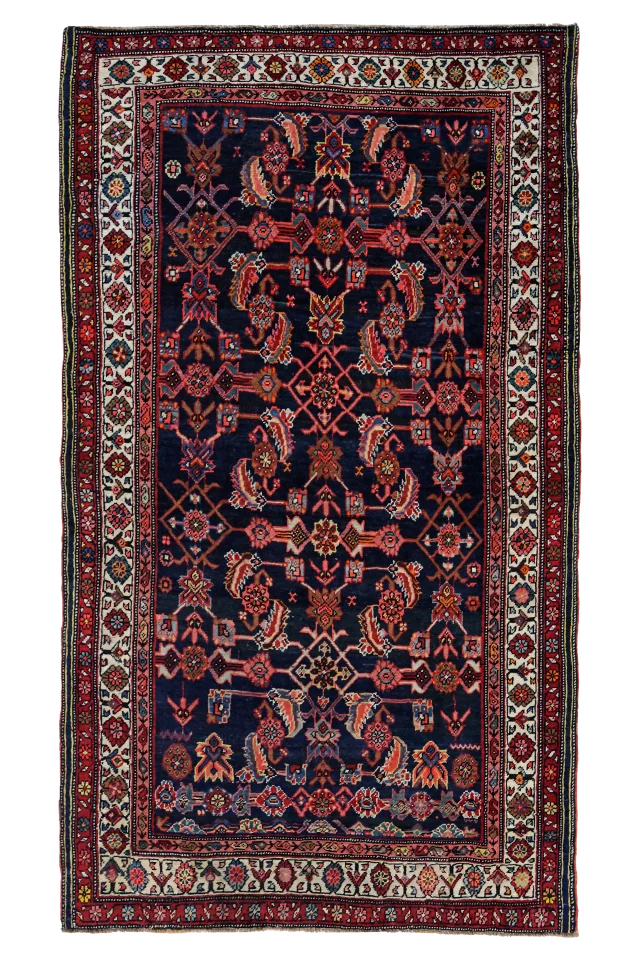 Antique Persian Bijar Traditional Rug 91281