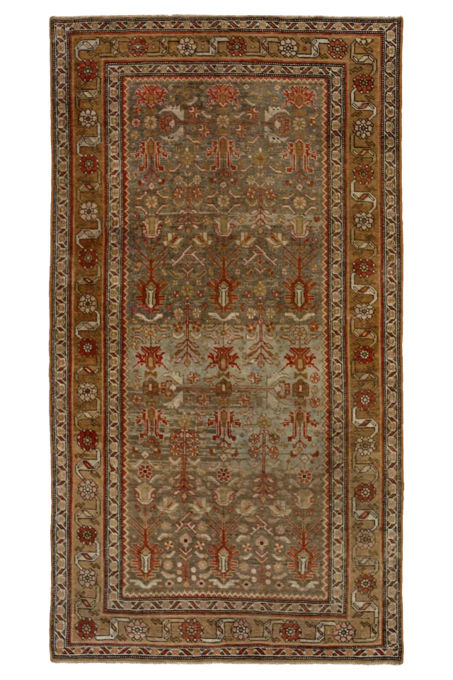 Antique Persian Bijar Transitional Rug 91287
