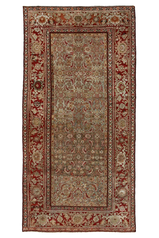 Antique Persian Bijar Transitional Rug 91288