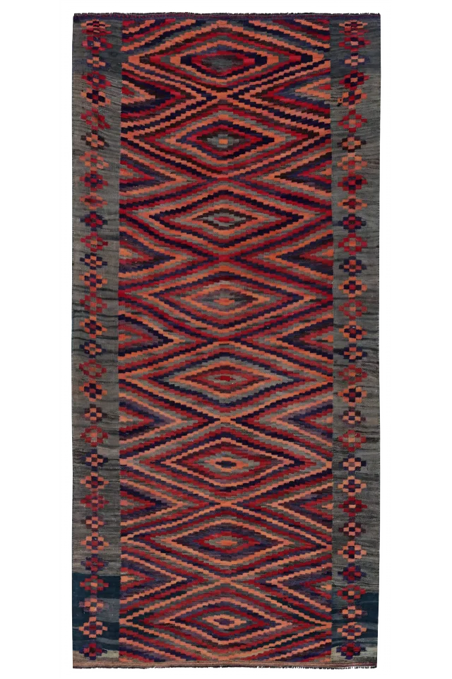 Antique Persian Transitional Rug 91302