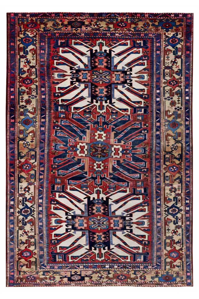 Antique Persian Azarbaijan Traditional Rug 91322
