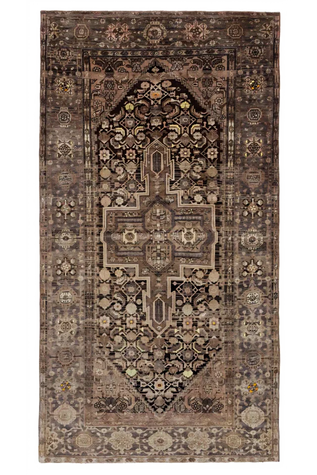 Antique Persian Azarbaijan Traditional Rug 91324