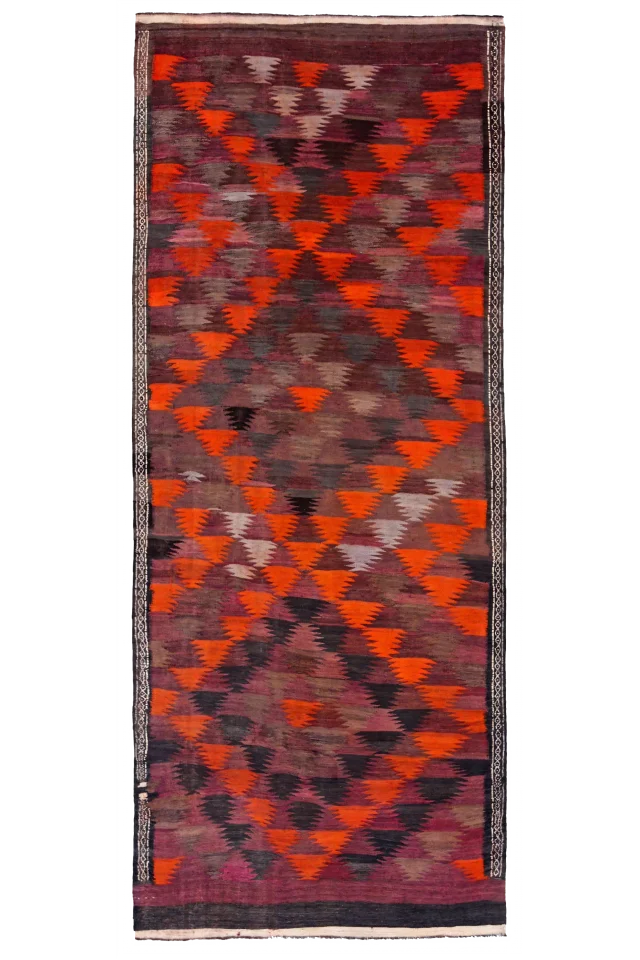 Antique Persian Transitional Rug 91329