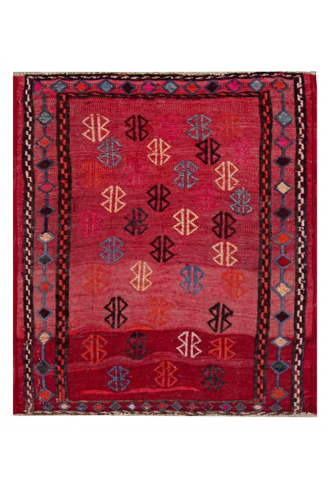 Antique Persian Transitional Rug 91352